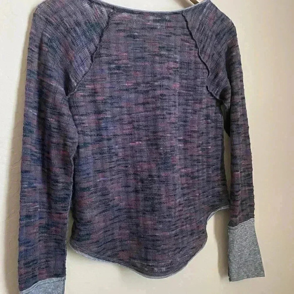 Free People Space Out Long Sleeve Knit Top Small - Picture 11 of 12